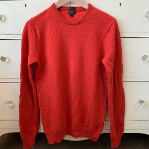 J. Crew Rustic Merino Wool Elbow Patch Sweater